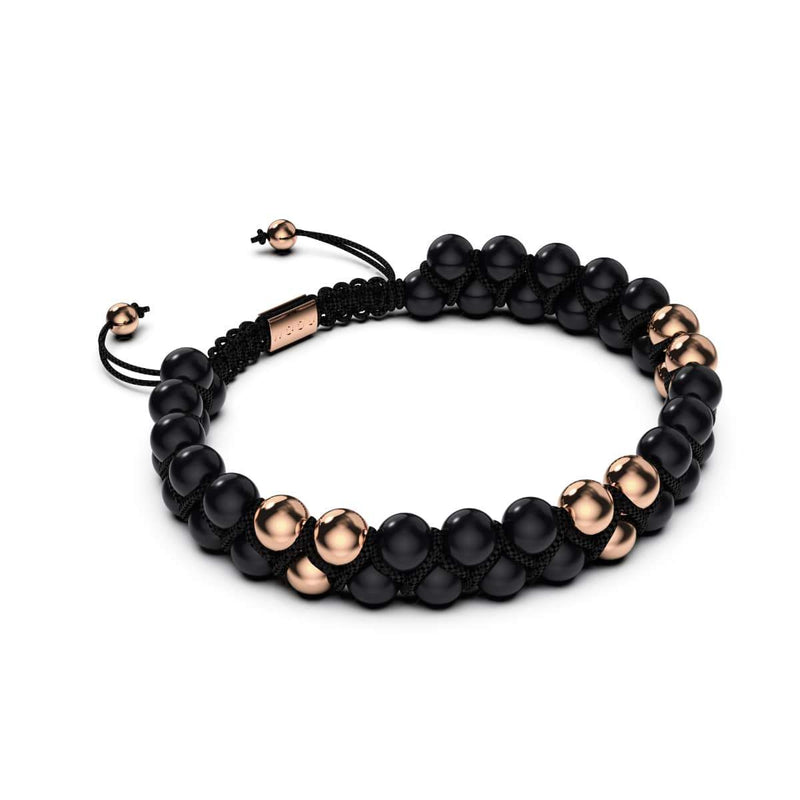 Rose Gold | Matte Onyx | Vitality Bracelet
