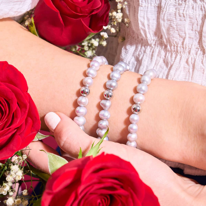 Hidden Treasure | .925 Sterling Silver | Freshwater Pearl Bracelet