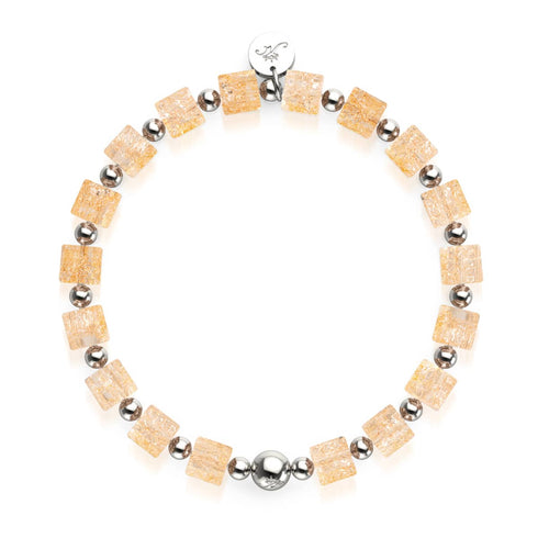 Lady Marmalade | Glitter Glass | Sugar Cube Bracelet