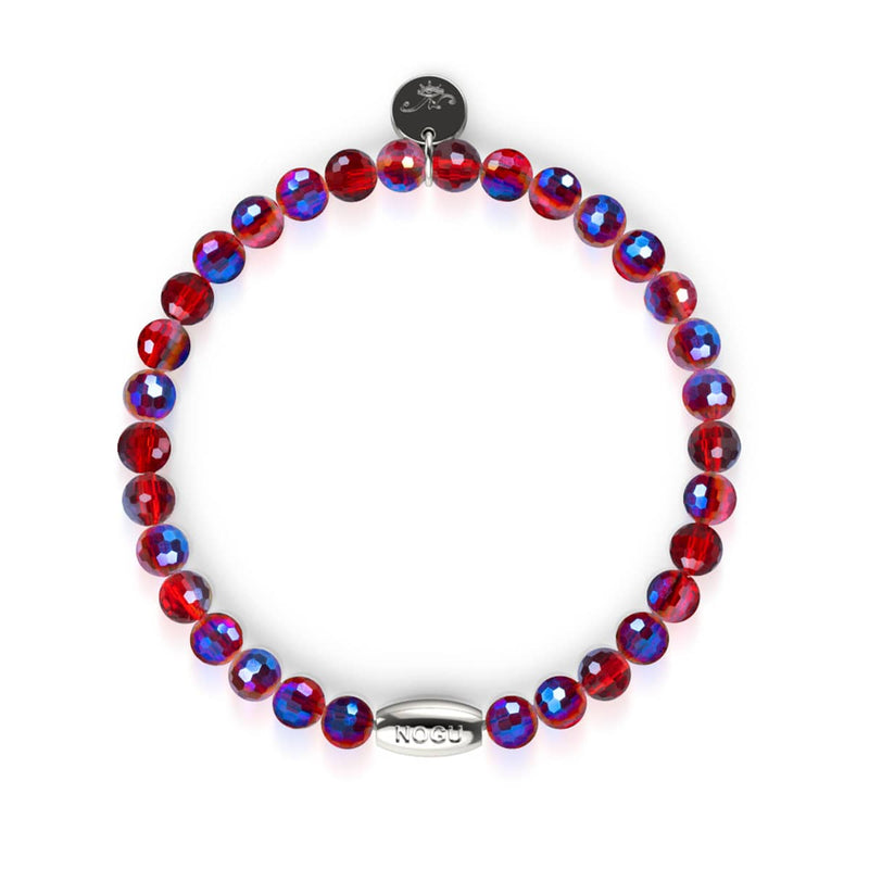 Garnet | Faceted Prisma Bracelet