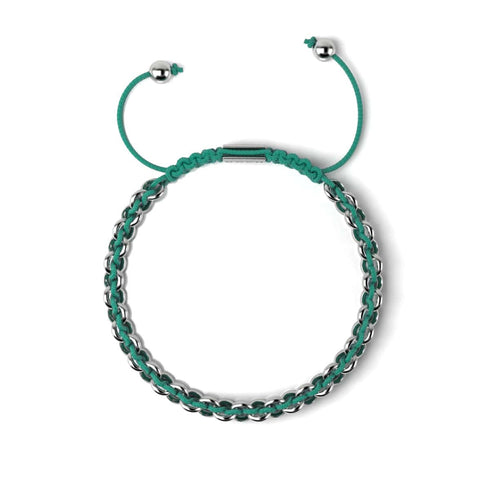 Kismet Links | Pantone Bracelet | Silver | Atlantis