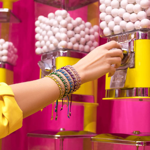 Kismet Links | Pantone Bracelet | Silver | Capri